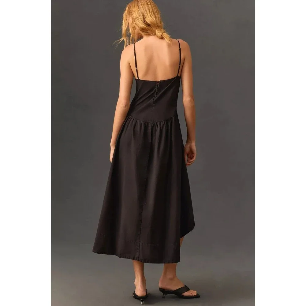 Anthropologie Citizens of Humanity Ari Drop-Waist Asymmetrical Dress S 289697